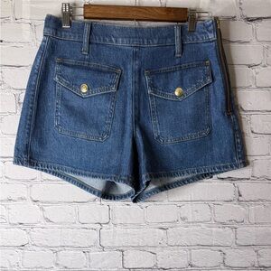 NWT J.Crew sailor pocket Blue Jean Shorts size 27